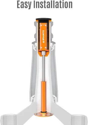 Miniatura 3 de Granite Stash - Kit de herramientas múltiples - Herramientas compactas para bicicleta almacenadas dentro del tubo de dirección, modelo de dirección