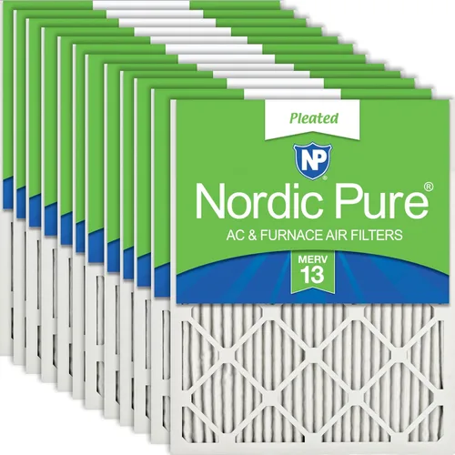 Miniatura 91 de Nordic Pure Filtros de aire para horno MERV 6 de 18 x 25 x 1 pulgadas (tamaño real: 17 1/2 x 24 1/2 x 3/4), color verde poliéster MERV 6, reduce