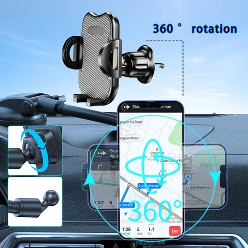 Miniatura 4 de Mandark Soporte para Teléfono de Coche, Soporte para Teléfono Celular de Ventilación de Aire del Vehículo Manos Libres, Soporte Estable