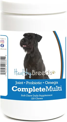 Miniatura 37 de Healthy Breeds Boxer todo en uno multivitamínico suave masticable 120