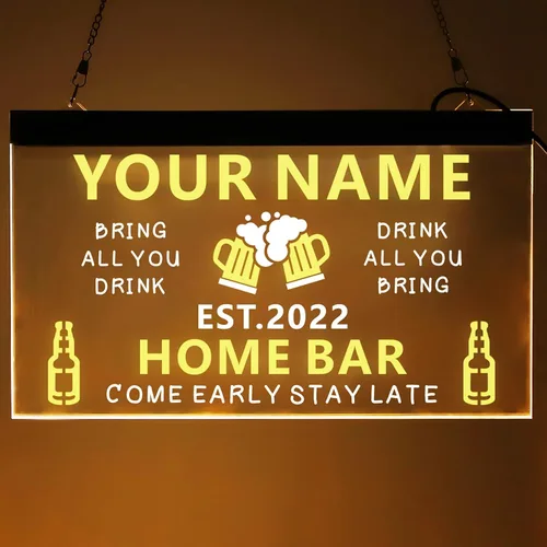 Miniatura 11 de Letrero de neón personalizado para bar casero,Letrero de neón de club nocturno, letrero LED de club nocturno, letrero de luz de club nocturno, club