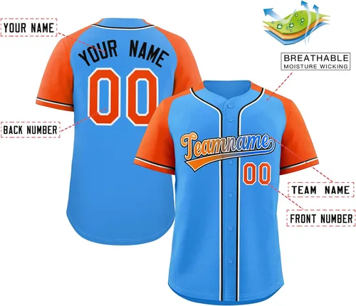 Miniatura 22 de Camisetas de béisbol personalizadas con botones de manga corta, número de nombre cosido personalizado / impreso para adultos y jóvenes