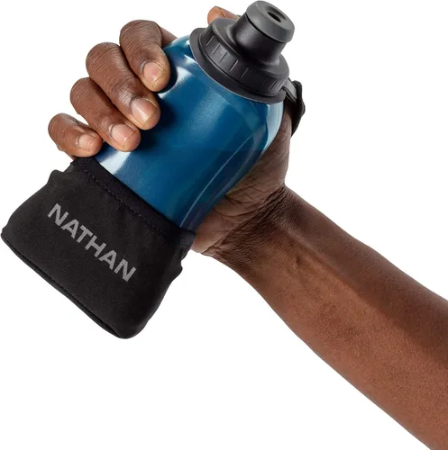 Miniatura 4 de Nathan Running Handheld Water Bottle Adjustable No-Grip Quick Squeeze Lite Hand Strap. Reflective Hydration