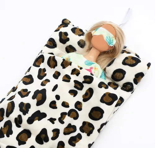 Miniatura 2 de SOTOGO 11 piezas de ropa de muñeca y accesorios para muñecas de 11.5 pulgadas, juego para dormir bien incluye 6 juegos de pijamas hechos a mano