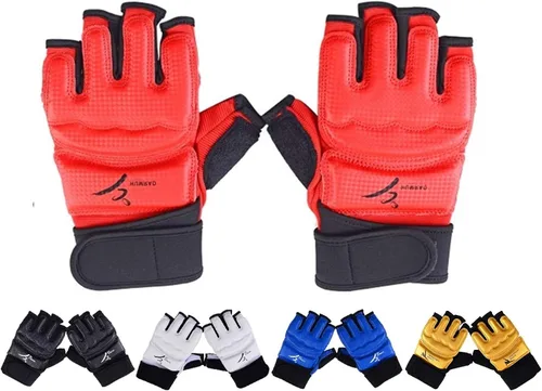 Miniatura 6 de Guantes de taekwondo para hombres y niños, saco de boxeo, artes marciales, artes marciales, artes marciales, lucha, entrenamiento de Muay Thai