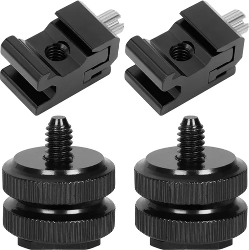 Miniatura 8 de Anwenk Adaptador de montaje para cámara compatible con GoPro Adaptador GoPro Hero 7 6 5 4 Fijación en cámara Gopro DSLR o fotografía de luz de anillo