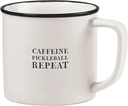 Miniatura 5 de Santa Barbara Design Studio Pickleball - Taza de café de regalo Lili + Delilah Stoneware, 16 onzas, mejor compañero de pickleball