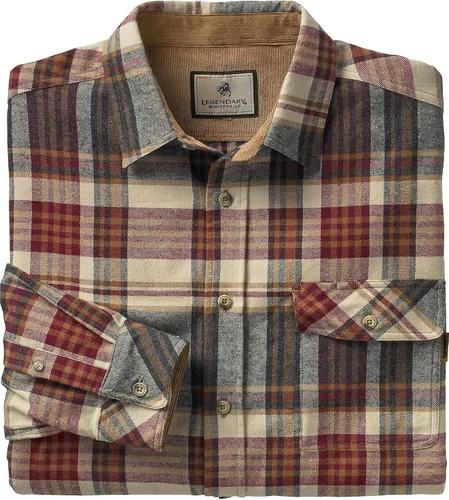 Miniatura 3 de Legendary Whitetails Men's Buck Camp Flannel Plaid Shirt