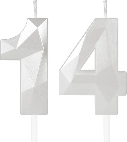 Miniatura 344 de Velas de cumpleaños número 15, velas número 15, velas de feliz cumpleaños de oro rosa para pastel, decoraciones de cobertura de pastel de diseño 3D