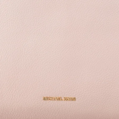 Miniatura 3 de Michael Kors Raven - Bolso de hombro grande de piel con guijarros Rosa (rosa suave).