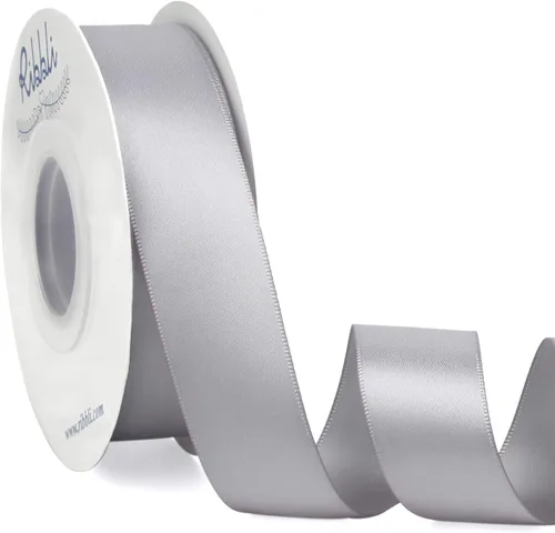 Miniatura 146 de Ribbli - Cinta de satén de doble cara dorada, 1 pulgada x 25 yardas, uso para ramo de lazos, envoltura de regalos, decoración de boda Dorado