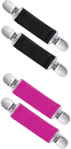 Miniatura 13 de UTTPLL Clips para guantes de acero inoxidable, clips para guantes para niños, bebés, niños y niñas de invierno, clips elásticos para guantes