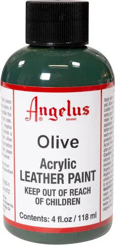 Miniatura 171 de Angelus - Pintura acrílica para cuero, 4 Fl Oz, color blanco - Pintura para cuero profesional flexible, resistente a grietas, arañazos