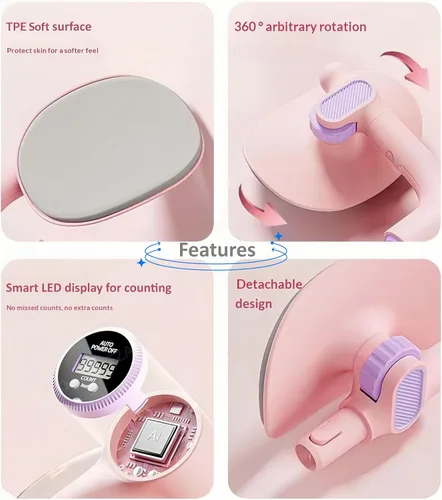 Miniatura 3 de Entrenador de muslos ejercitador Kegel, entrenador de suelo pélvico, entrenador Kegel para rehabilitación posparto, recortadora interna del muslo