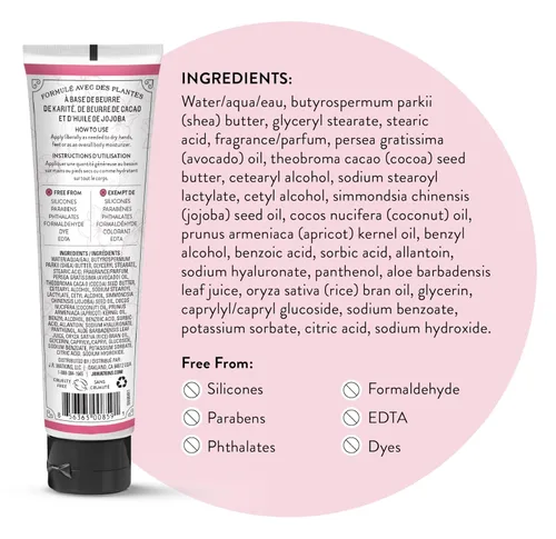 Miniatura 2 de J.R. Watkins Crema de manos hidratante natural, hidratante de manos con manteca de karité, manteca de cacao y aceite de aguacate, libre de crueldad