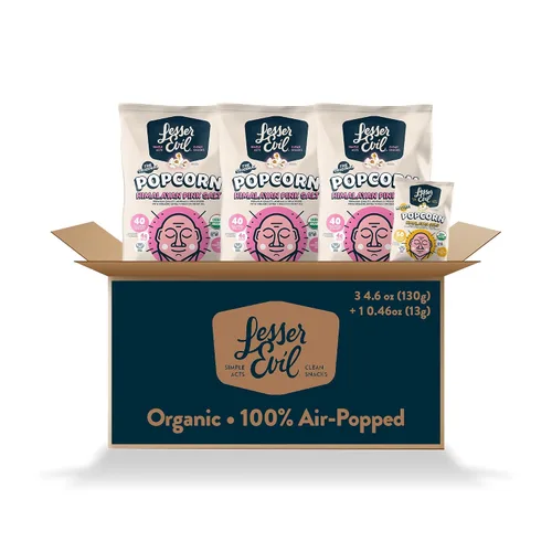 Miniatura 16 de LesserEvil Palomitas de maíz orgánicas "Avocado-licious", exclusivo de Amazon, calidad premium, mínimamente procesado, sin aceite vegetal, 4.6