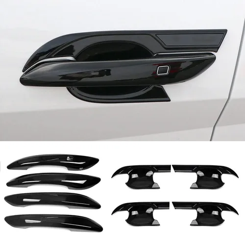 8 piezas de plástico ABS para exterior de la manija de la puerta, marco del cuenco, accesorios de decoración para Hyundai Elantra 2021 2022 2023