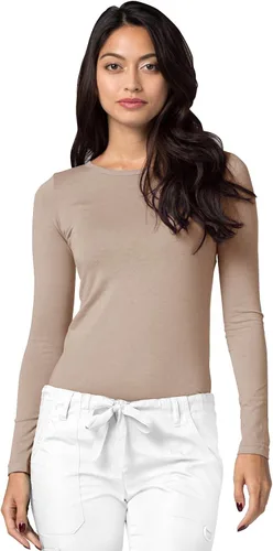Miniatura 2 de Adar Uniforms - Camiseta para utilizar debajo de la filipina, de manga larga, para mujer