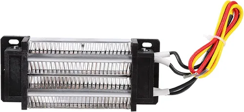 Qiilu Calentador PTC 12V 12V PTC Calentador de aire 200 W Dc 12 V Aislamiento eléctrico Termostático de cerámica Calentador de calefacción PTC de
