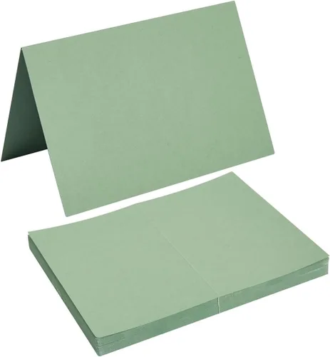 Miniatura 14 de 50 paquetes de tarjetas en blanco Cartulina plegada Tarjetas de agradecimiento en blanco para invitaciones, boda, tarjetas de felicitación, todas