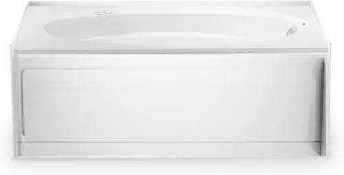 Miniatura 5 de JACUZZI SIGNATURE - Bañera de acrílico con faldón, antideslizante, colocación de drenaje derecha, 60 pulgadas de largo x 42 pulgadas de ancho, Blanco