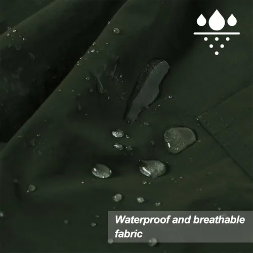 Miniatura 5 de Delantal impermeable unisex de trabajo con 4 bolsillos, delantal tipo faja, ultraligero, para chef y camarero, overol de trabajo