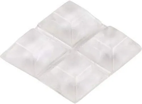 Miniatura 2 de Shepherd Hardware 9563 SurfaceGard - Almohadillas adhesivas blancas para parachoques de 3/4 pulgadas, paquete de 12