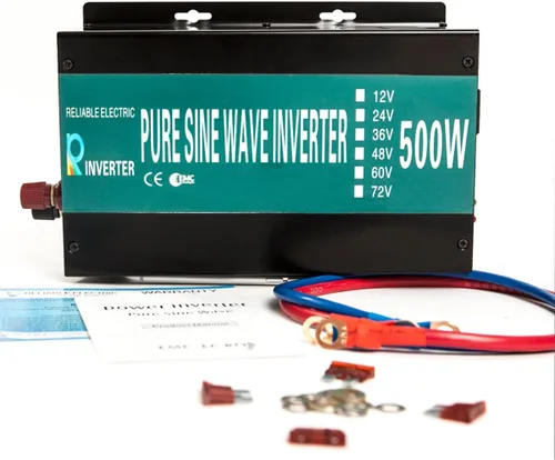 Miniatura 2 de WZRELB inversor de corriente solar pura de la onda sinusoidal de 500W 24V 120V con el interruptor teledirigido