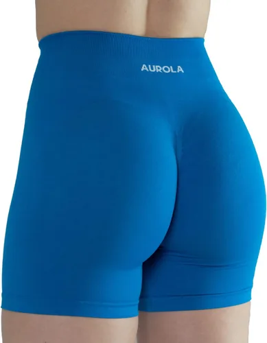 AUROLA Intensify - Pantalones cortos de entrenamiento para mujer, sin costuras, para gimnasio, yoga, correr, deporte, ejercicio activo, fitness