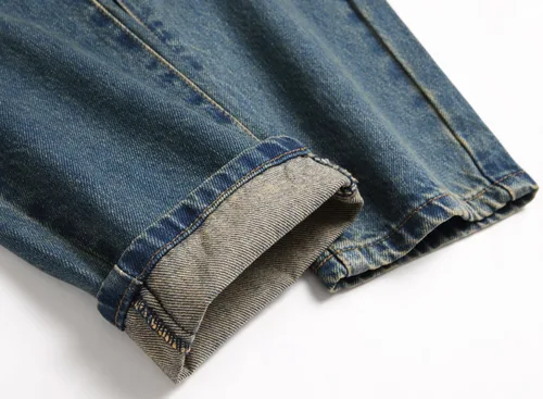 Miniatura 9 de AITITIA - Jeans rasgados de ajuste estándar para hombre