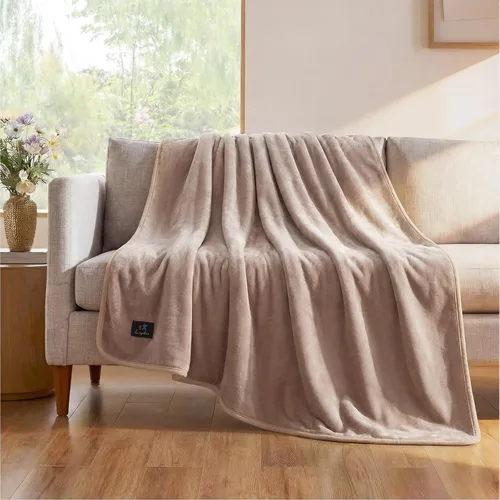 Miniatura 25 de Luciphia Manta de cama impermeable lavable, suave forro polar sherpa reversible para cachorros para perros medianos y grandes, funda protectora