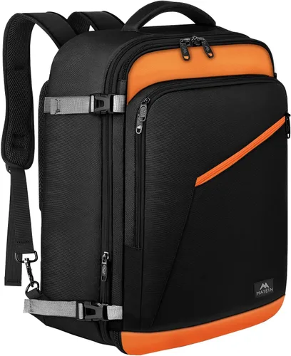 Miniatura 9 de MATEIN - Mochila de viaje extragrande de 10.56 galones, mochila de viaje ampliable apta para aerolíneas, para viajeros de fin de semana, hombres
