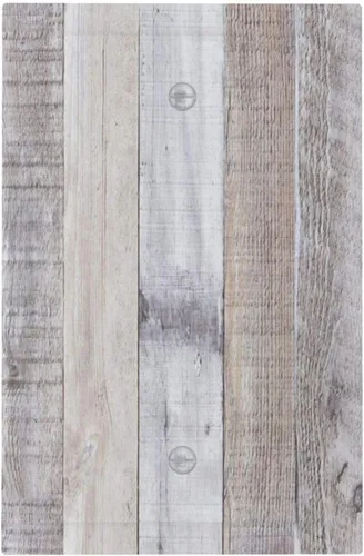 Miniatura 175 de Placa de pared dúplex de receptáculo de dispositivo de 1 gang de madera envejecida blanca gris con veta de tablón, cubierta de enchufe eléctrico