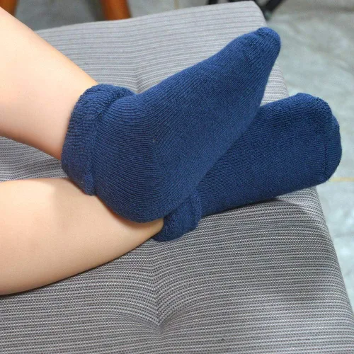 Miniatura 7 de JAKIDAR 6 pares de calcetines de bebé gruesos y cálidos para recién nacidos de algodón