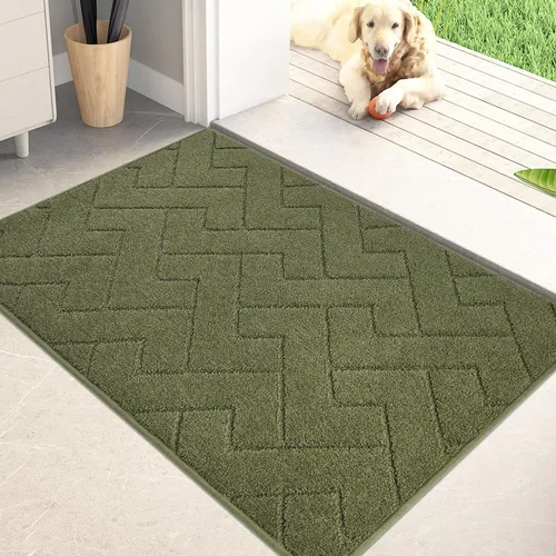 Miniatura 42 de PURRUGS Alfombra de fácil cuidado de 6 x 9 pies, antideslizante, lavable a máquina, tapete para puerta de perro, resistente a las manchas