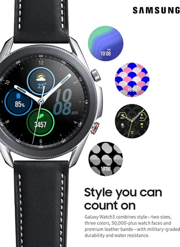 Miniatura 2 de Reloj inteligente Samsung Galaxy Watch 3 (1.614in, GPS, Bluetooth, LTE) con monitoreo avanzado de salud, seguimiento de fitness y batería de larga