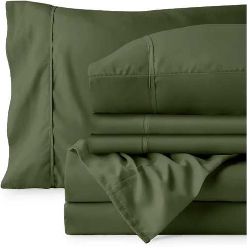Miniatura 17 de Bare Home Hotel Luxury - Juego de sábanas tamaño individual, extra suave, 4 piezas, bolsillos profundos, ajuste fácil, refrescante y transpirable