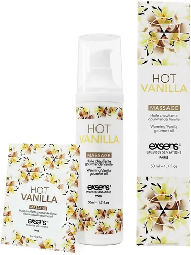 Miniatura 3 de Exsens Aceite de masaje de calentamiento gourmet, 6 unidades, uso único, saborizado, totalmente natural, vegano, sin manchas, 0.1 fl oz