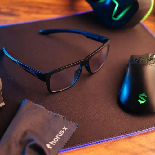 Miniatura 4 de Horus X - Gafas con bloqueo de luz azul para niños Gafas de computadora para niños y niñas Transparentes Hope Clear