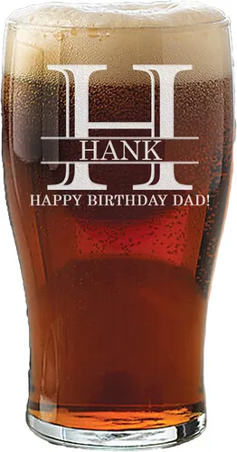 Miniatura 25 de Vaso de cerveza grabado personalizado de 16 onzas, regalos de Navidad grabados personalizados para hombres, regalos de cumpleaños para papá, regalos