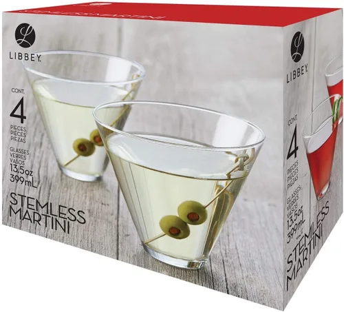 Miniatura 4 de Libbey Martini sin tallo, 13-1/2 onzas, caja de 12