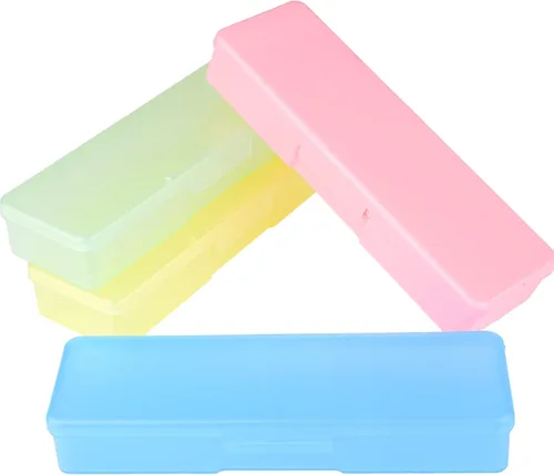 Miniatura 7 de Lokyango Caja personal de almacenamiento de plástico de 4 piezas para uñas, caja de almacenamiento de implementos de uñas, caja organizadora, caja