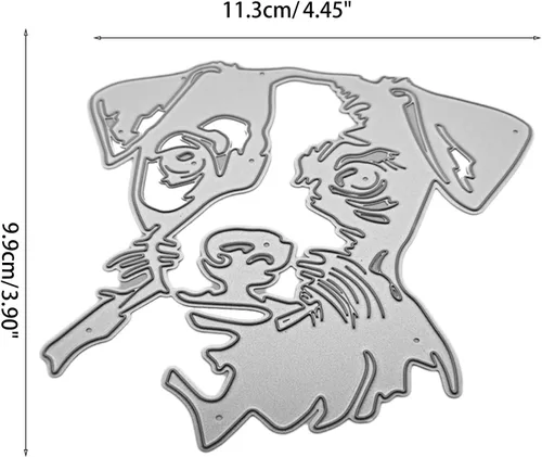 Miniatura 4 de Troqueles de corte de animales, troqueles para perros, plantillas de grabado en relieve para bricolaje álbumes de recortes, tarjetas de regalo