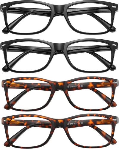 Miniatura 2 de Przene Gafas de lectura para hombres y mujeres, con bloqueo de luz azul, bisagras de resorte, paquete de estilo ligero