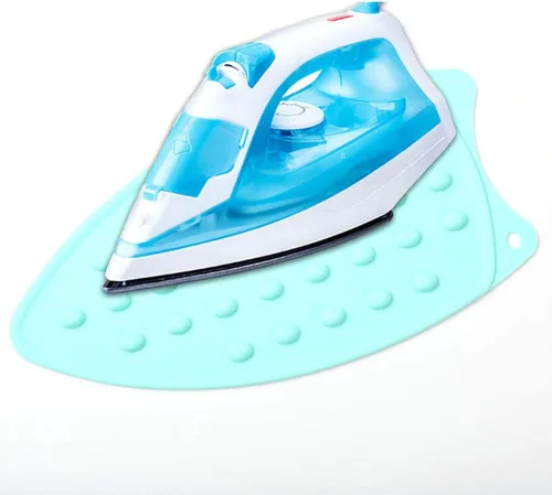 Miniatura 6 de Base de silicona para protección térmica caliente, soporte de hierro, almohadilla de planchado, almohadillas aislantes, color aleatorio