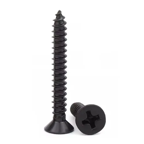 Miniatura 7 de Tornillos para chapa metálica #4 x 1-1/4" de cabeza plana con ranura Phillips, tornillos para madera, acero inoxidable 304 18-8, paquete de 100