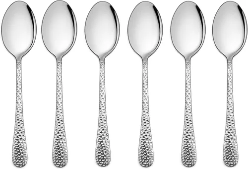 Miniatura 8 de LIANYU Cuchara de acero inoxidable para niños de 9 piezas, lindas cucharas para niños, juego de cubiertos para niños, juego de cubiertos para niños