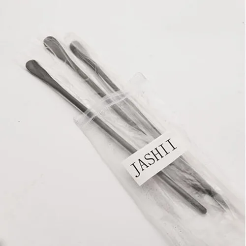 Miniatura 3 de JASHII Cuchara negra mate de mango largo para mezclar cócteles, cucharas de café para té helado, cucharas de café con mango largo de 8.6 pulgadas