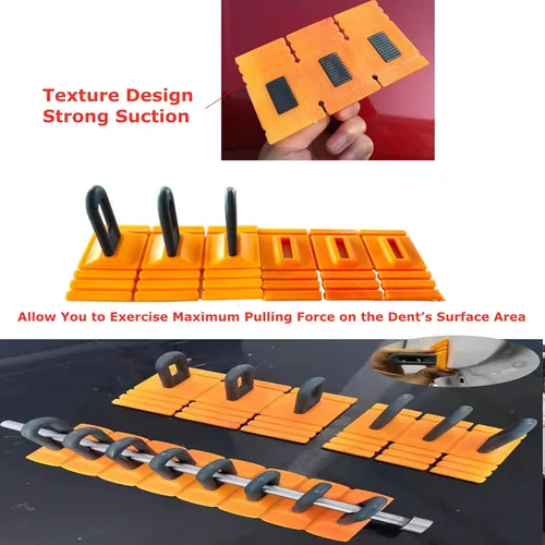 Miniatura 6 de Herramientas de Reparación de Abolladuras de Automóvil de Servicio Pesado, Herramientas de Eliminación de Reparación sin Pintura, Mango Extractor