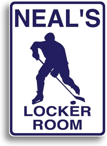 Miniatura 3 de Letrero de hockey - Personalizado con tu nombre